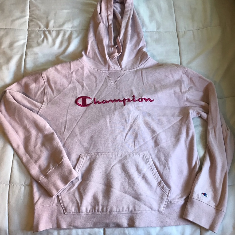 Pink champion sweater